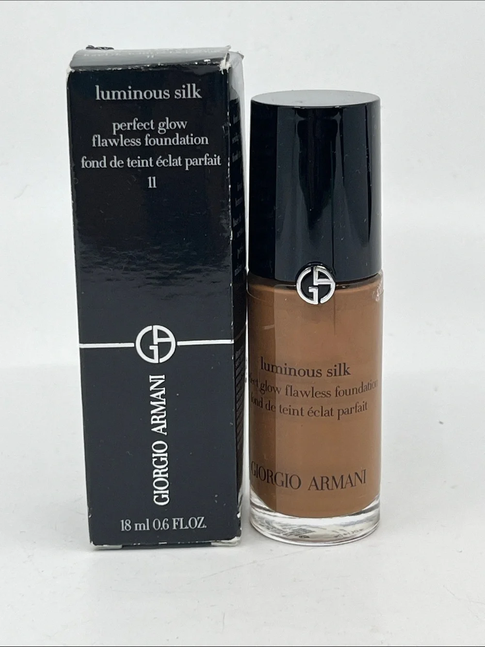 Giorgio Armani Luminous Silk Flawless Foundation - # 11 Deep Olive - 0.6 Oz.